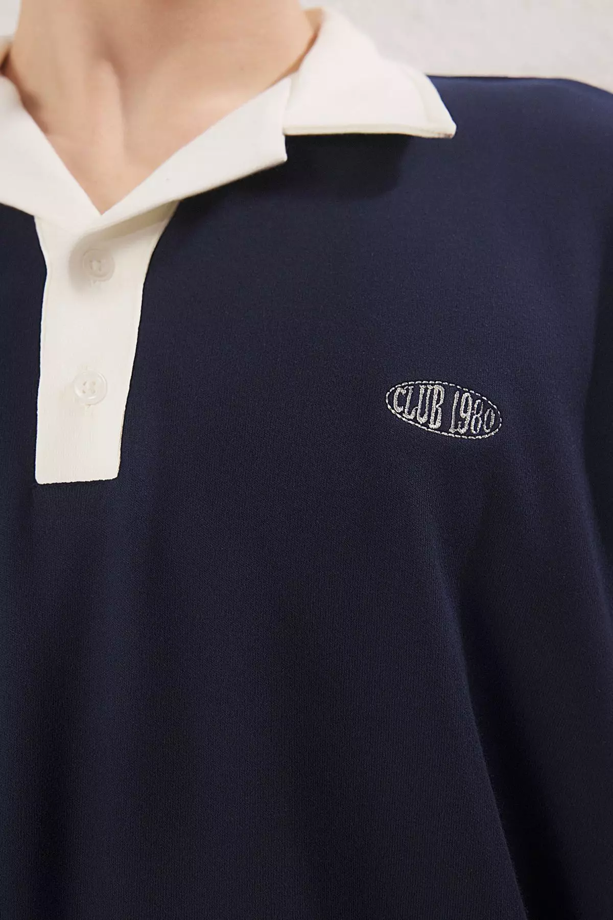 Embroidered Detail Polo Shirt