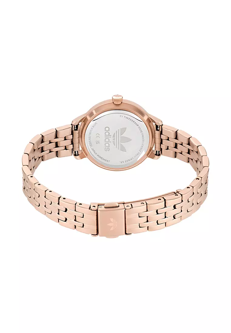 Adidas Code One Womens Watch - Jam Tangan Analog Wanita - Rosegold Stainless Case - AOSY23526