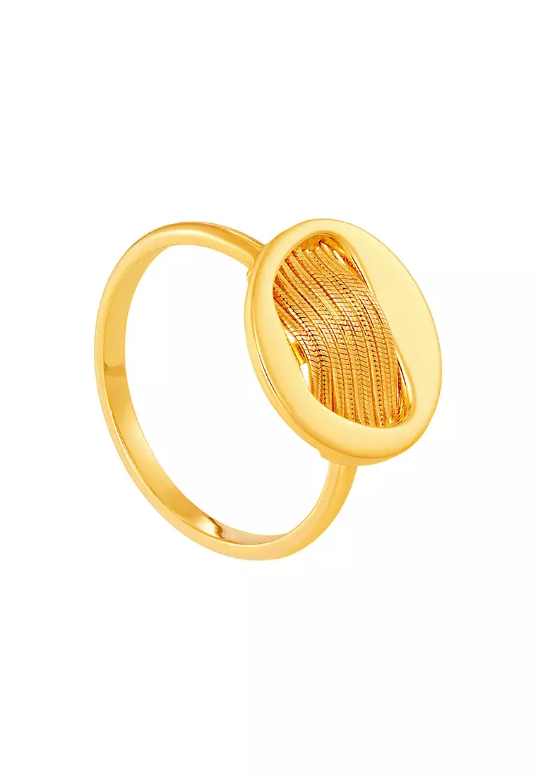 HABIB Oro Italia 916 Yellow Gold Ring GR54110224 (22K Gold)