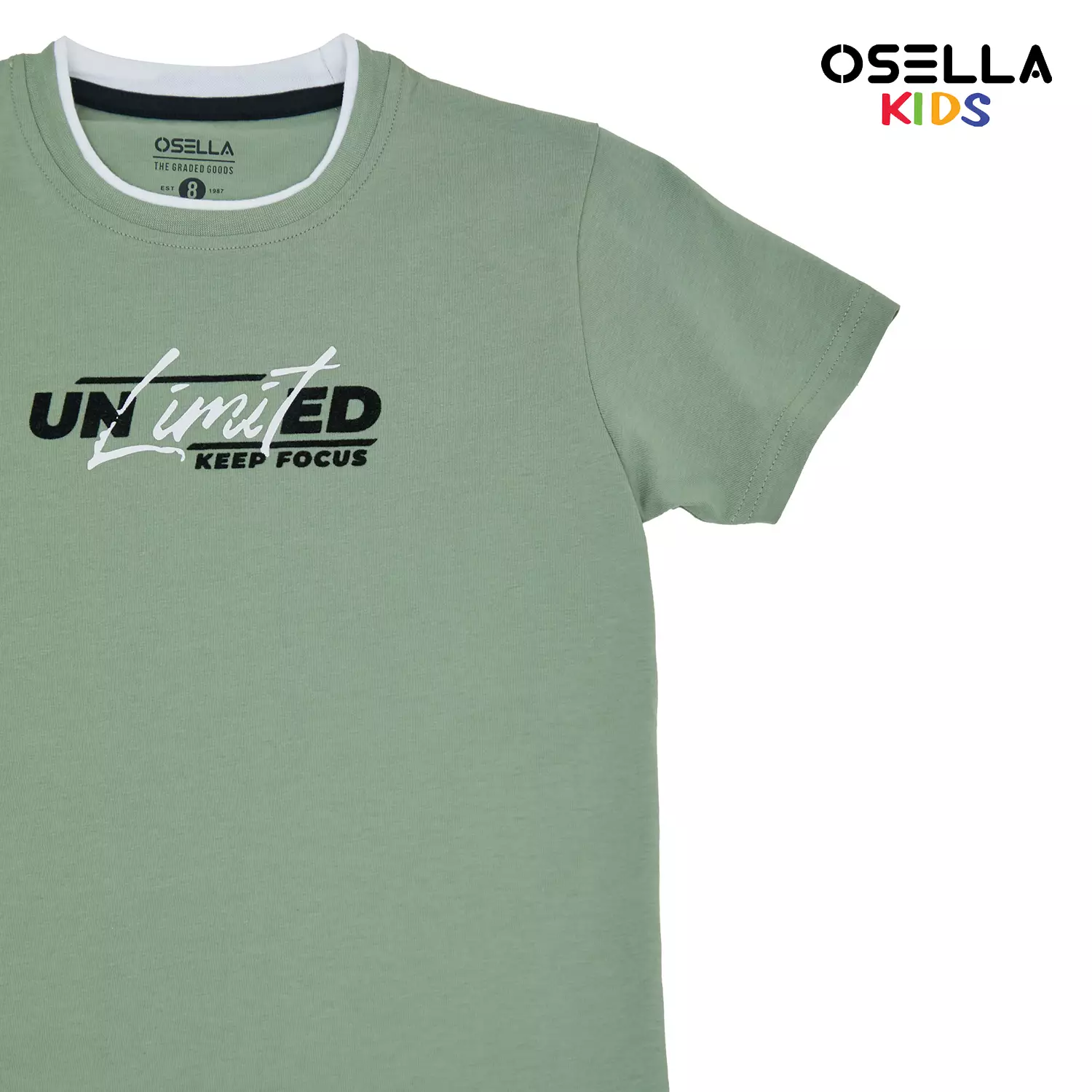[NEW] Osella Unlimited Print T-shirt In Laurel Green 2274400319 |  Kaos Anak Laki-Laki