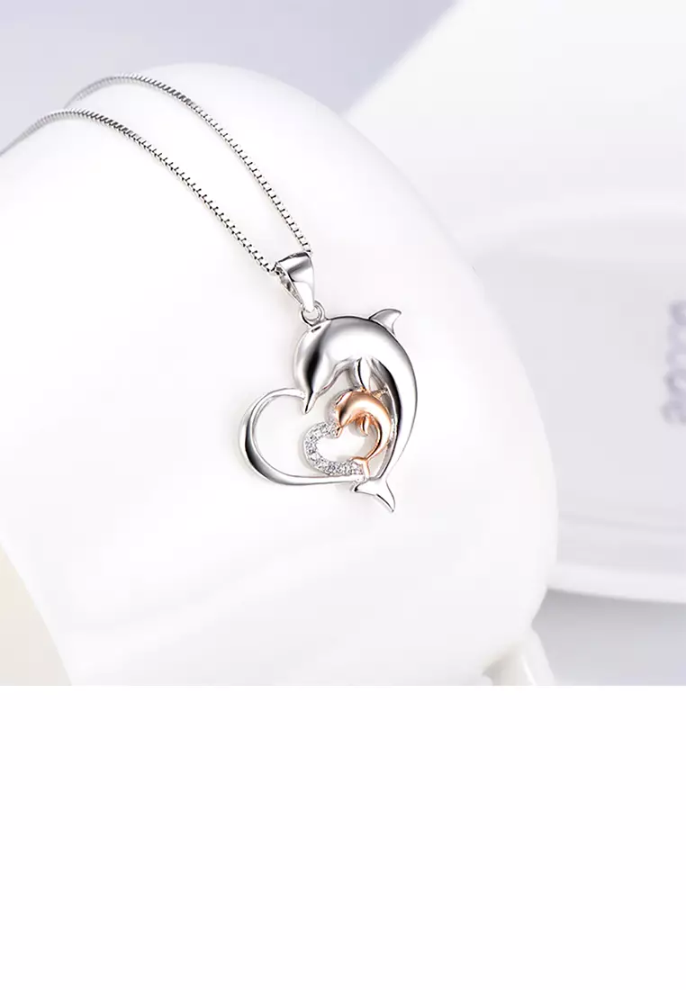 Buy Mooclife 925 Sterling Silver Fashion and Elegant Dolphin