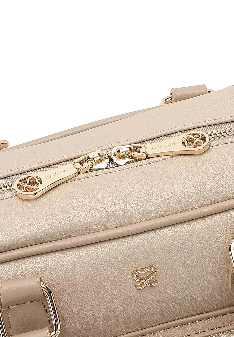 Women's Top Handle Bag / Sling Bag / Crossbody Bag / Shoulder Bag - Beige