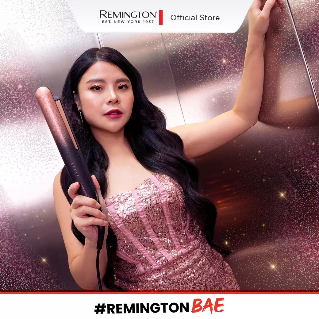 Remington Catokan Pelurus Rambut Rose Shimmer S5305-ID