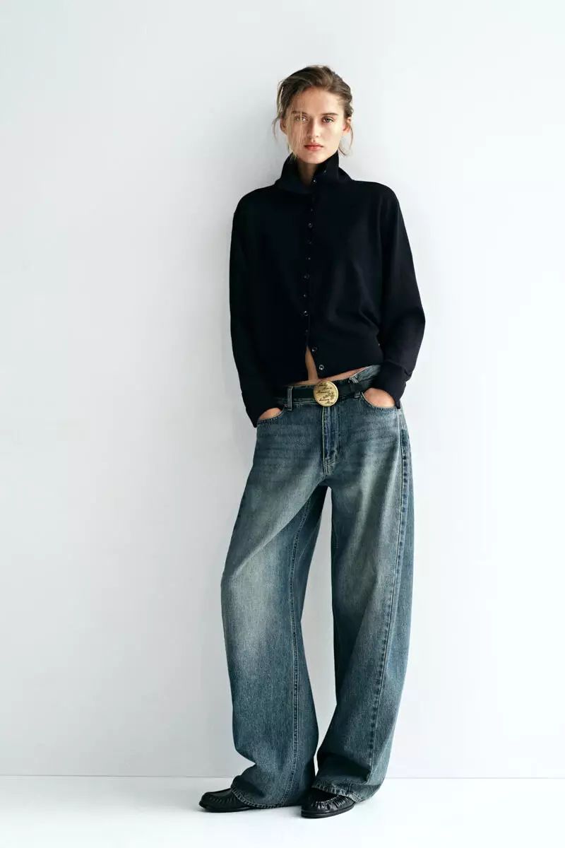 Turtleneck cardigan