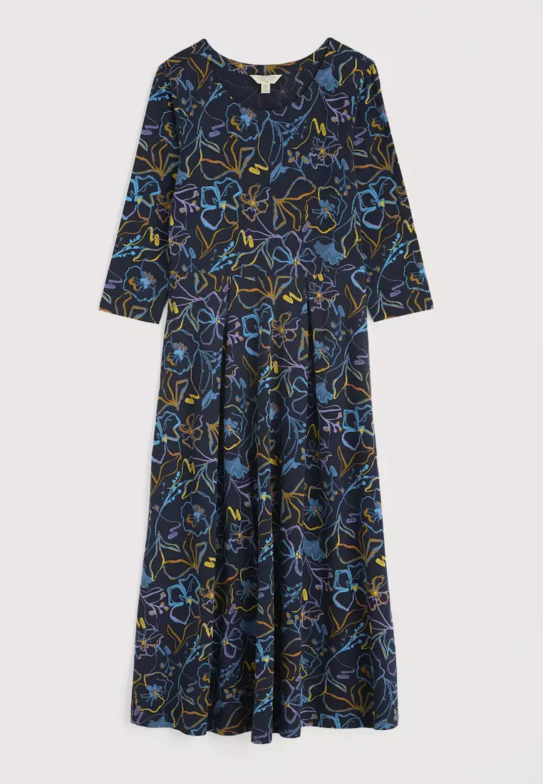 Seasalt Cornwall Navy Veronica Dress
