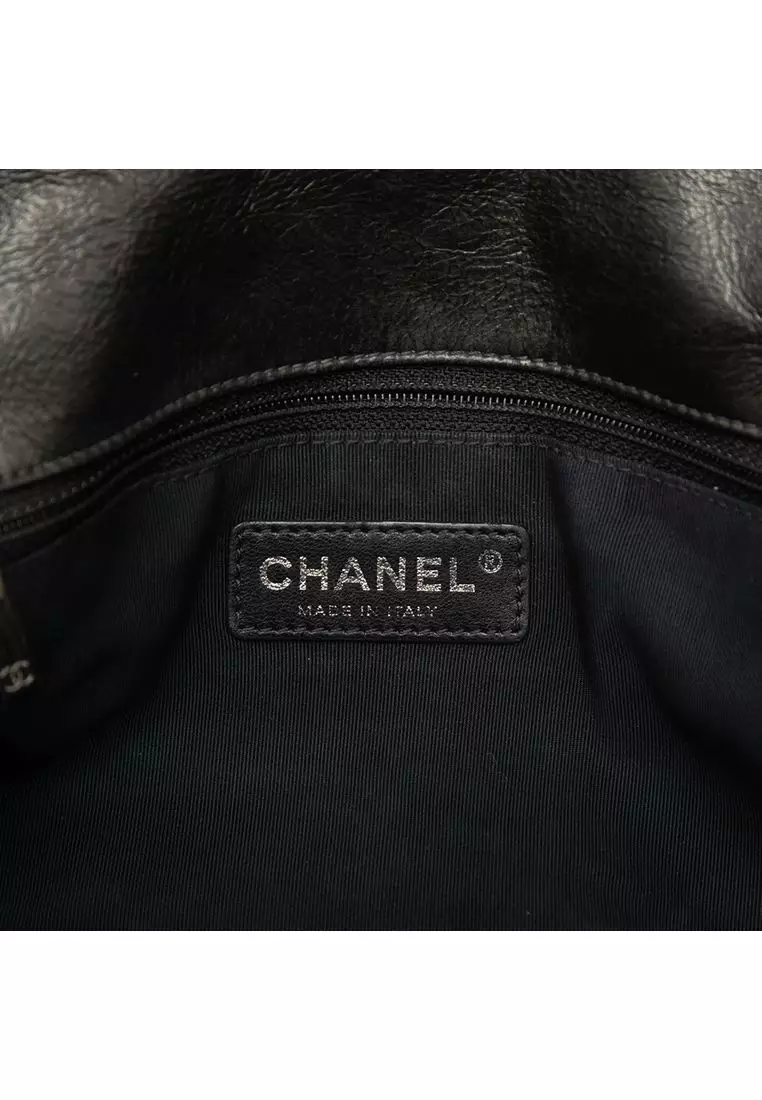 Pre-Loved Chanel Medium Quilted Metallic Aged Calfskin Chain Me Flap
