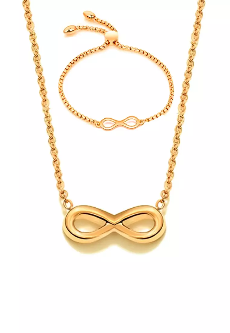 Buy CELOVIS CELOVIS Infinity Endless Love Necklace Bracelet