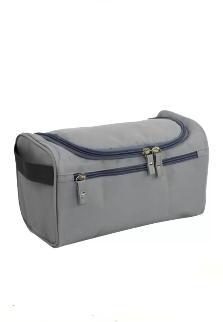 Elmar Tas Travel Make Up Wanita Organizer Toiletry Bag Many Slot Waterproof Material Polyester ORIGINAL - Gray