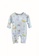 Viva Felicity blue Long Sleeves Baby Bamboo Button Sleepsuit 1AFD0KA5045457GS_1
