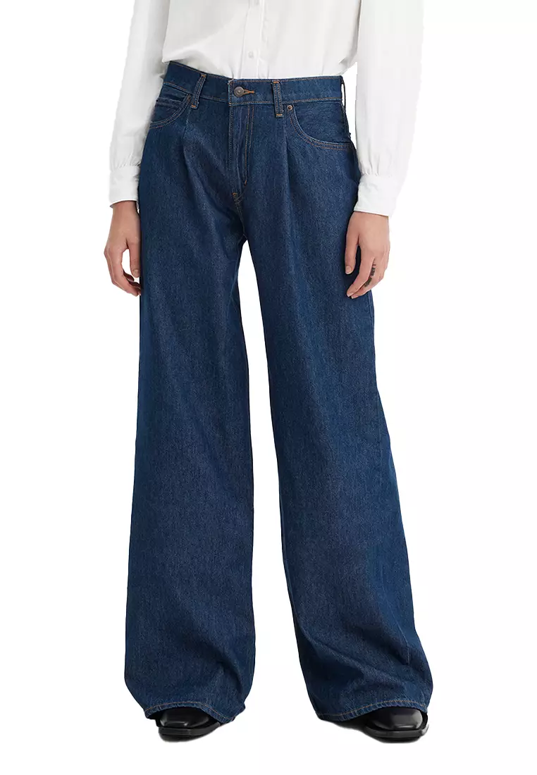 Jual Levi's Levi's® Women's Baggy Dad Wide-Leg Jeans (A7455-0003 ...
