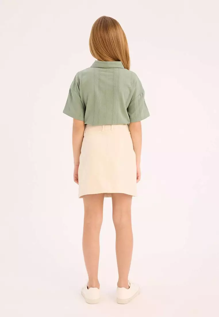 Jual DeFacto Gabardine Skirt Original 2026 | ZALORA Ind…