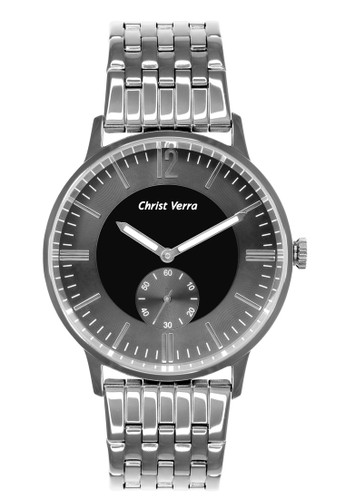 Christ Verra Fashion Men’s Watch CV 52297G-11 BLK Black Silver Stainless Steel