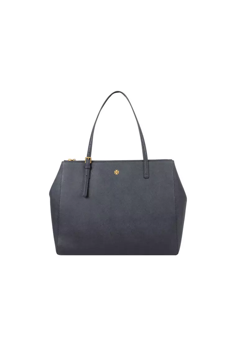 Tory burch navy blue tote discount