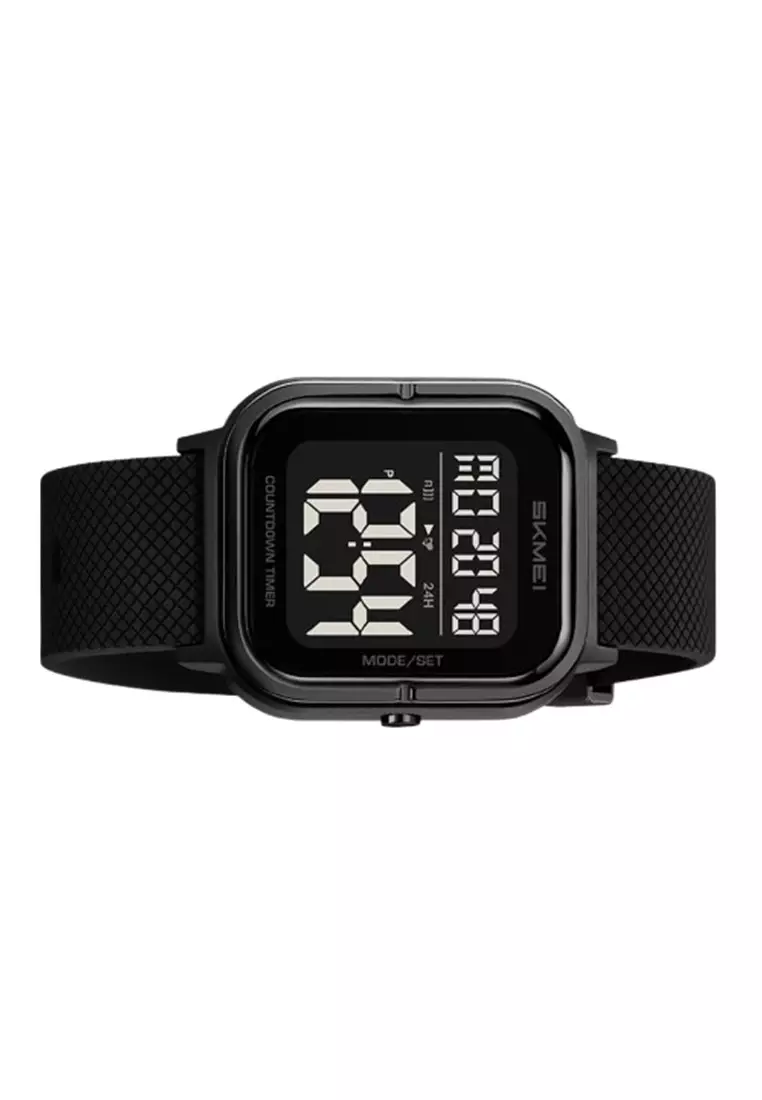 Jam Tangan Digital Pria SKMEI 2316 Water Resist TPU ORIGINAL - Black 