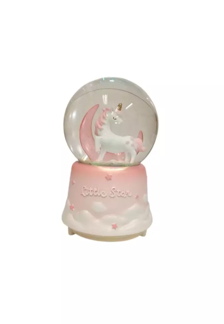 Buy S&J Co. Music Rotating Crystal Ball Snow Globe wt Light and Battery ...