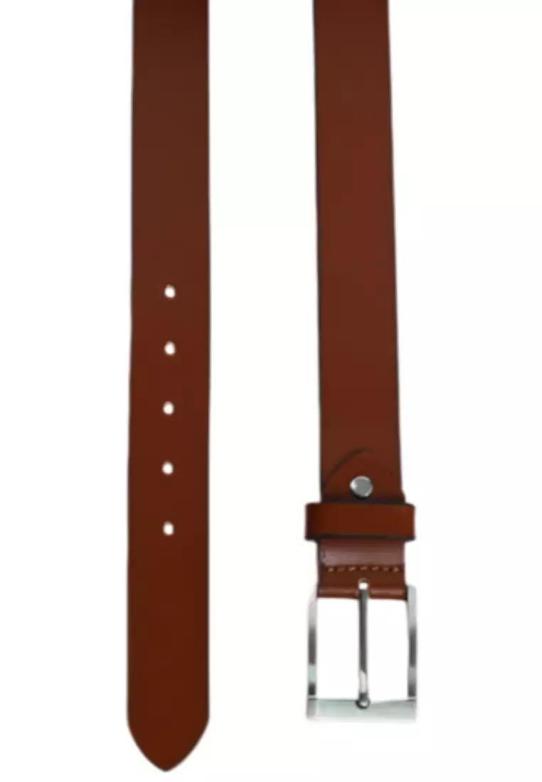Casual plus size Leather Belt Men -Full Grain Leather Belt -C22 Oxhide Tan