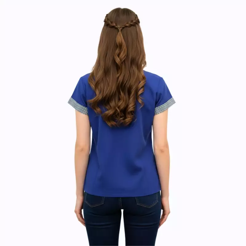 Blouse Batik Wanita - Bhatara Batik Melissa - Atasan Batik Modern Lengan Pendek