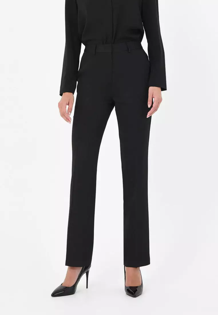 Priscila Mid Rise Cigarette Trousers