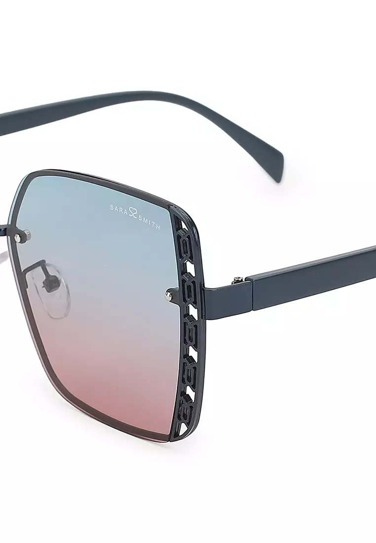 Unisex Polarized Oversized Sunglasses (Kacamata Hitam) - Biru