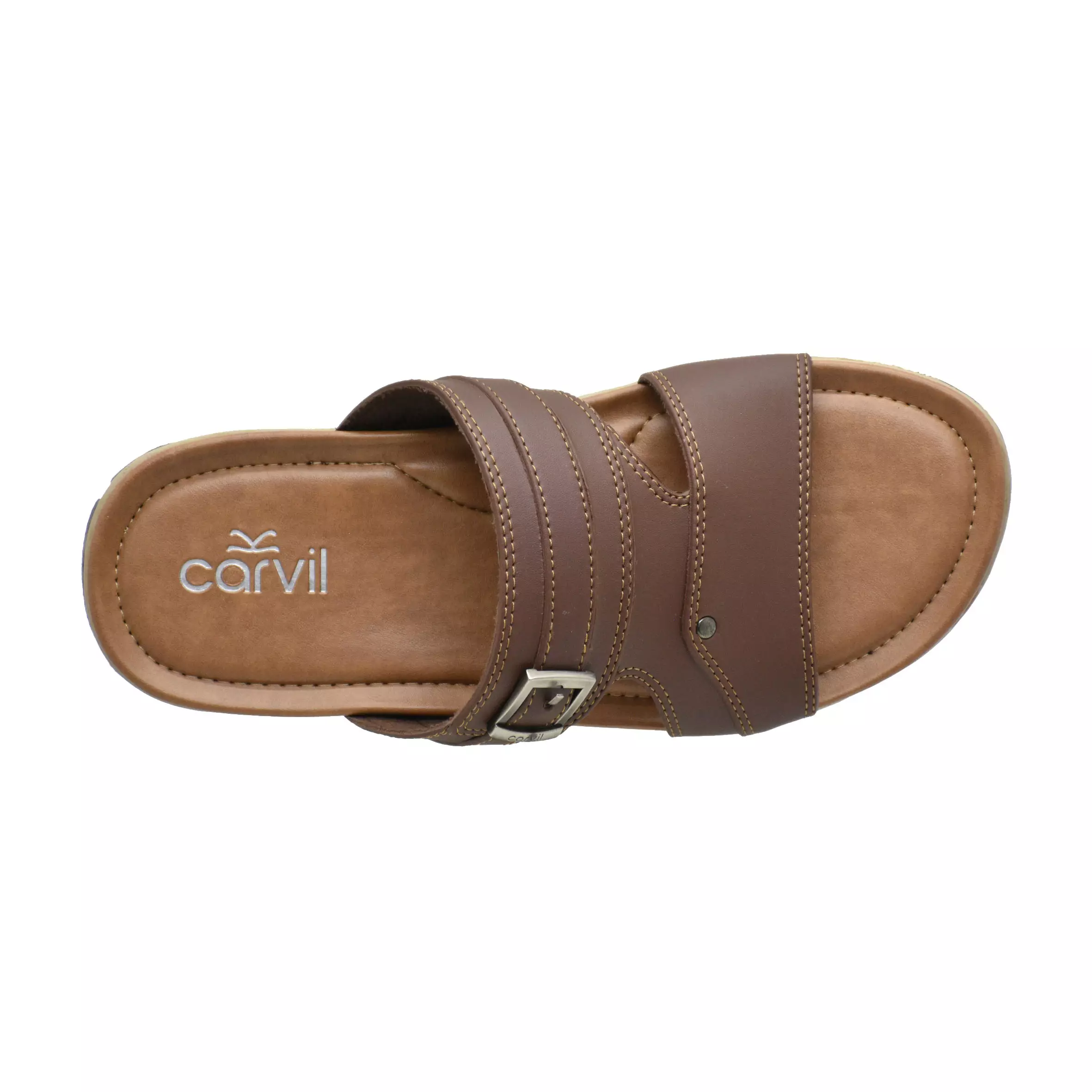 Carvil Sandal Pria Roma-03 M Dark Brown