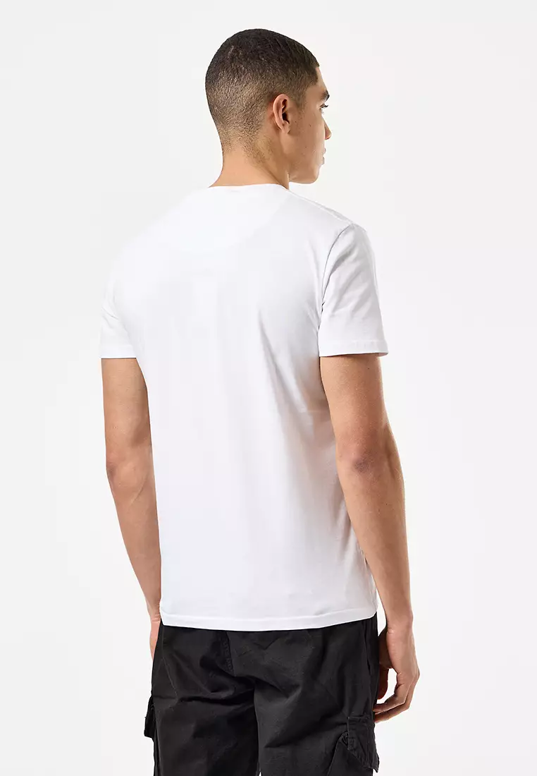 MENS WHITE HYMNS GRAPHIC TEE