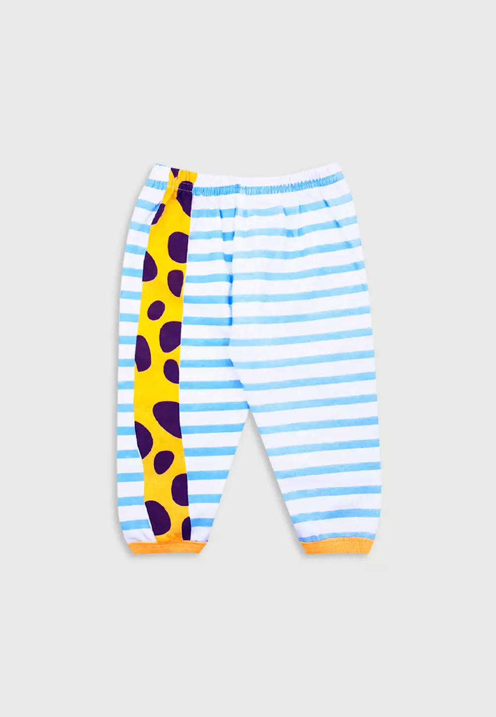 Wakakids Piyama Bayi Anak Laki Laki Usia 0 Bulan Hingga 6 Bulan Setelan Baju Lengan Panjang Motif Giraffe 4086 Kuning