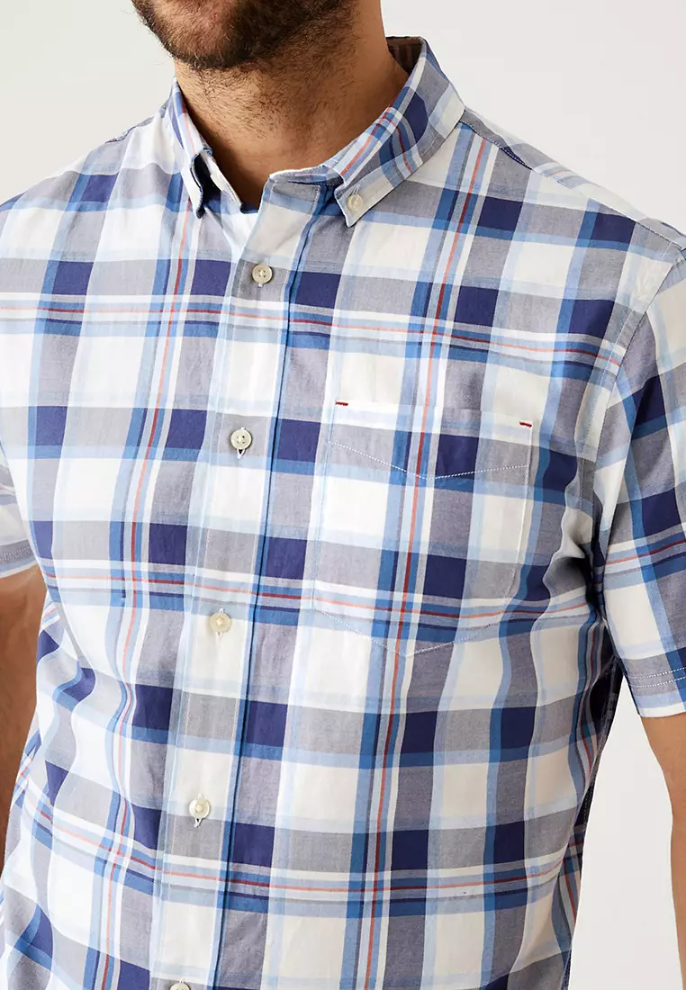 Pure Cotton Check Shirt