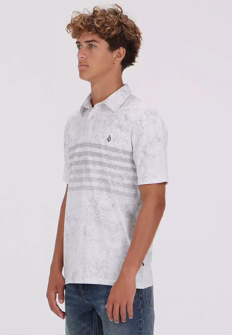 MPL HOFFS SHORT SLEEVE POLO WHITE
