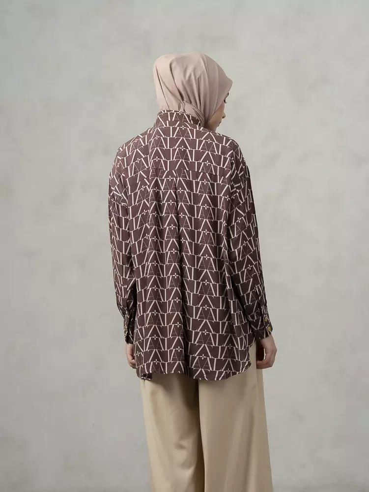 Aleza - Liora Shirt Maroon