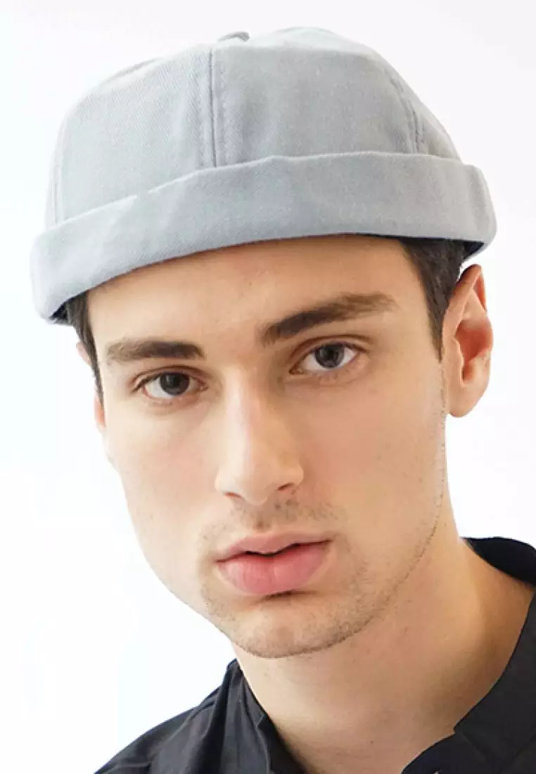 Peci Beanie Polos Miki Hat Kopiah Topi Hijrah Muslim Abu abu