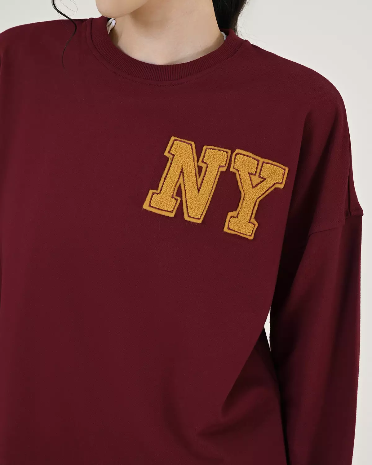 HERNEON I'm busy sweat red/M HERNEON I'm busy スウェット