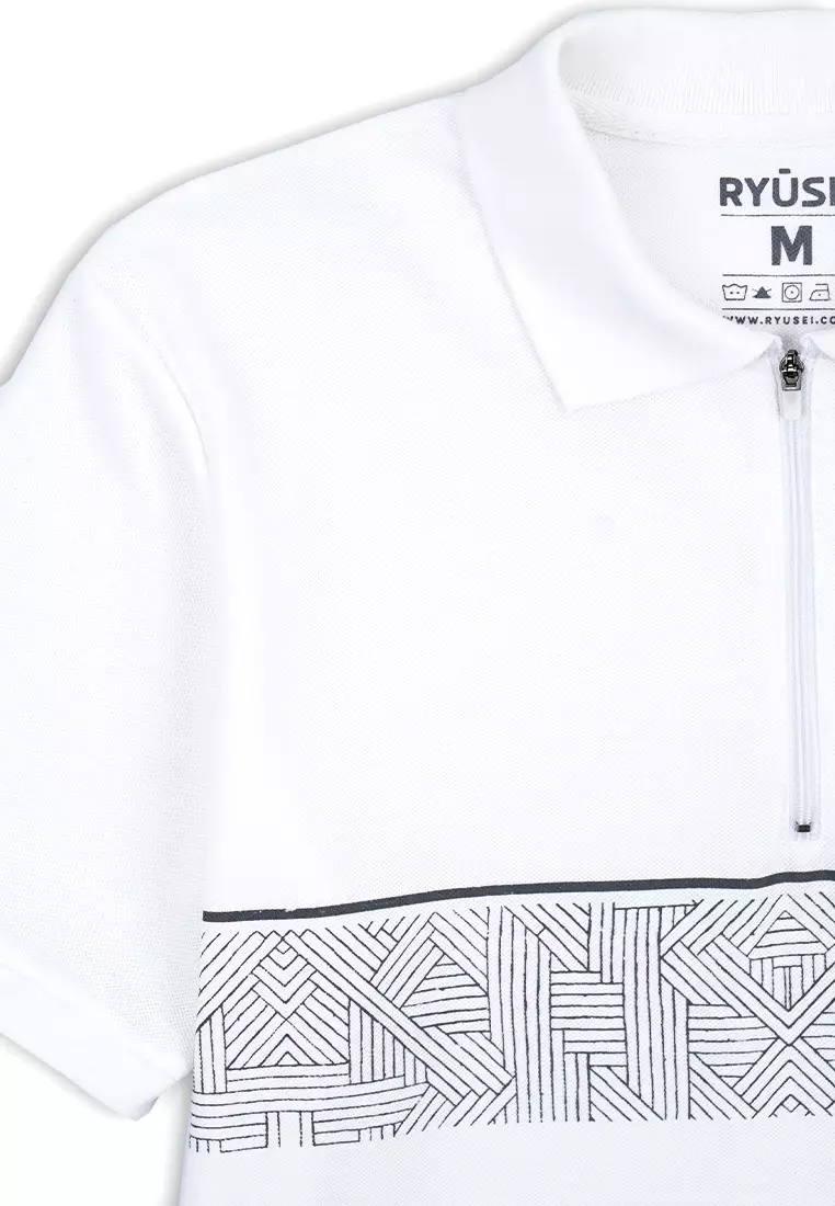 Ryusei Polo Shirt Sendai White