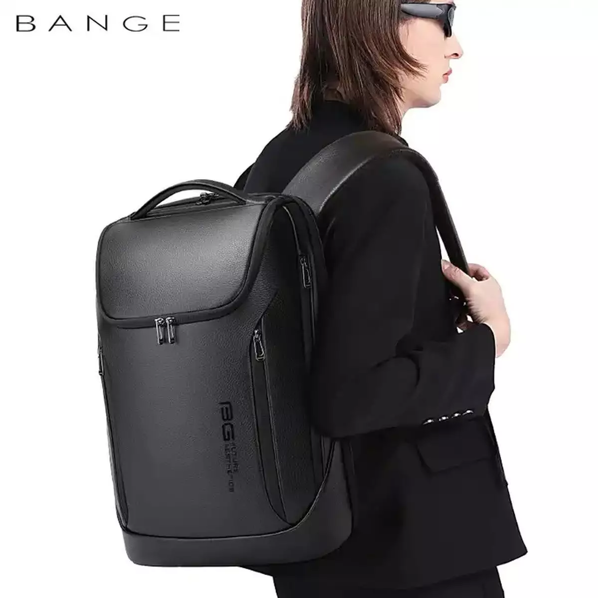 Bange BG6623 Tas Laptop Backpack Kulit Sapi Asli 15.6 Inch