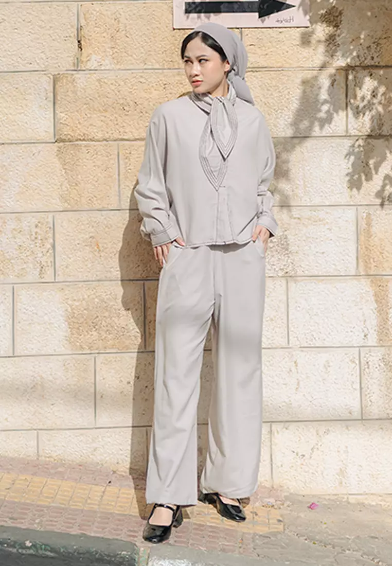 Ziudith Set Light Grey