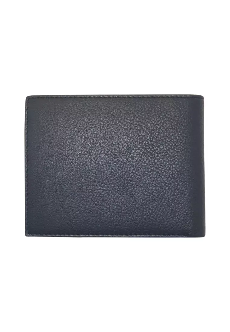 Oxhide Mens Leather Bifold Minimalist Wallet Slim Wallet with Coin