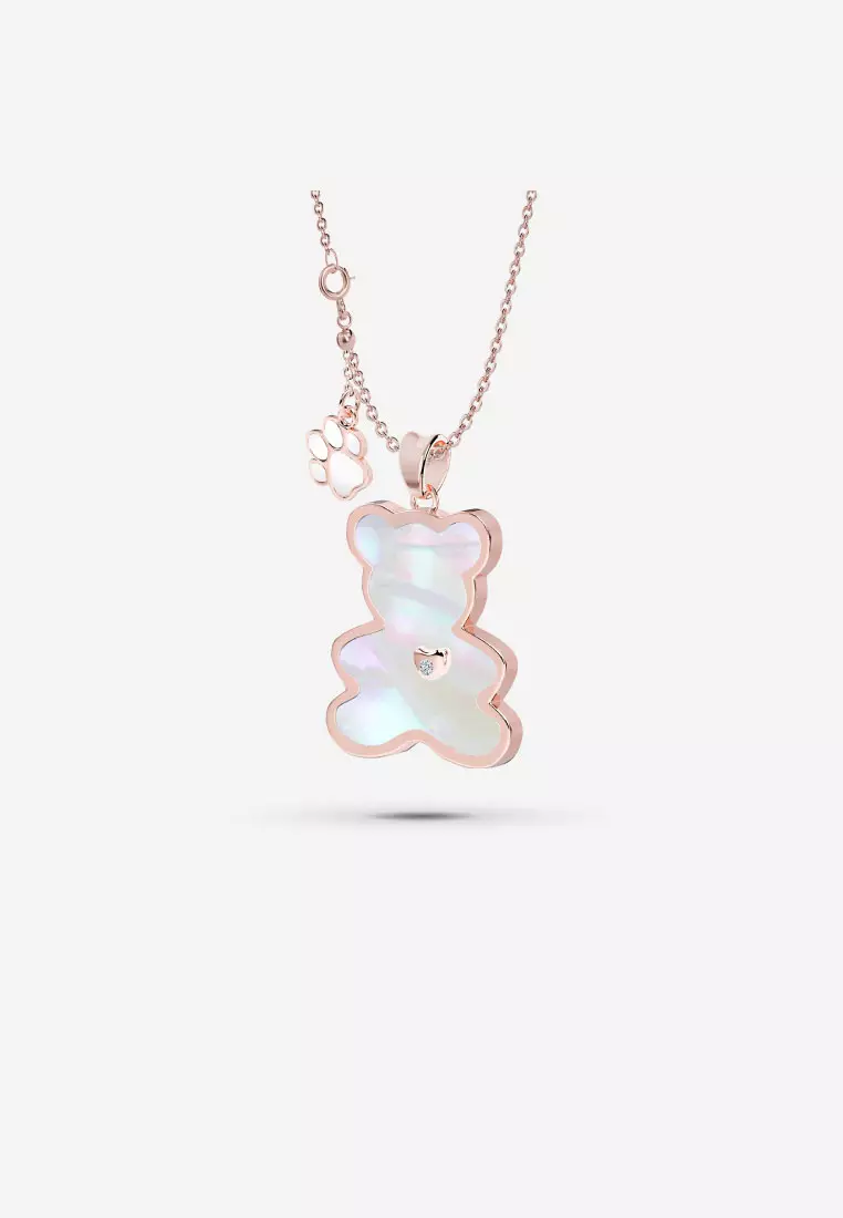 Vinstella Luvis Bear – Mother Of Pearl (Rose Gold)