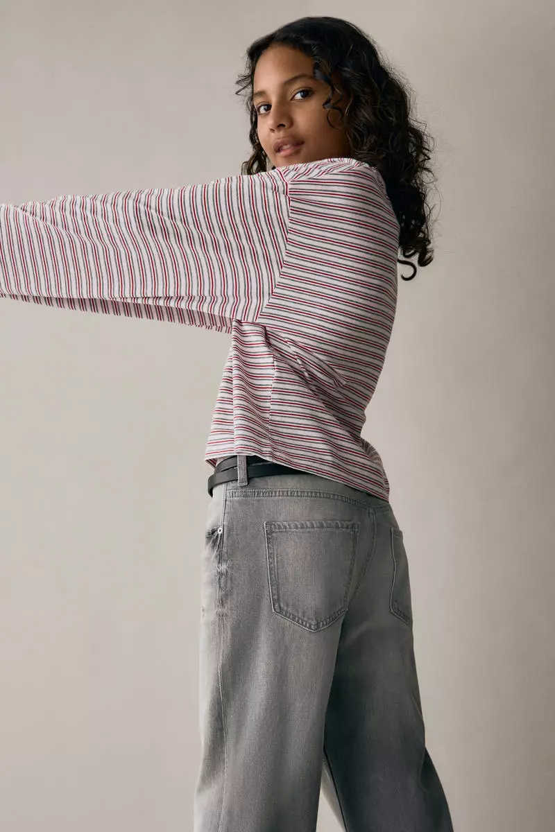 Baggy Fit Bootcut Leg Jeans