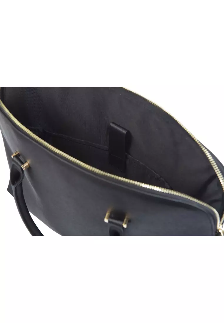 Buy THEIMPRINT SAFFIANO LEATHER LAPTOP BAG 2024 Online ZALORA