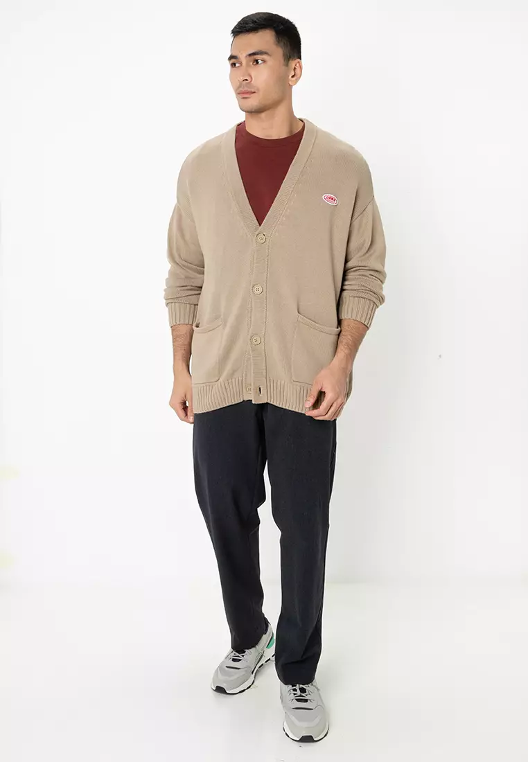 ZARA Logo Patch Cardigan 2025 Buy ZARA Online ZALORA Hong Kong
