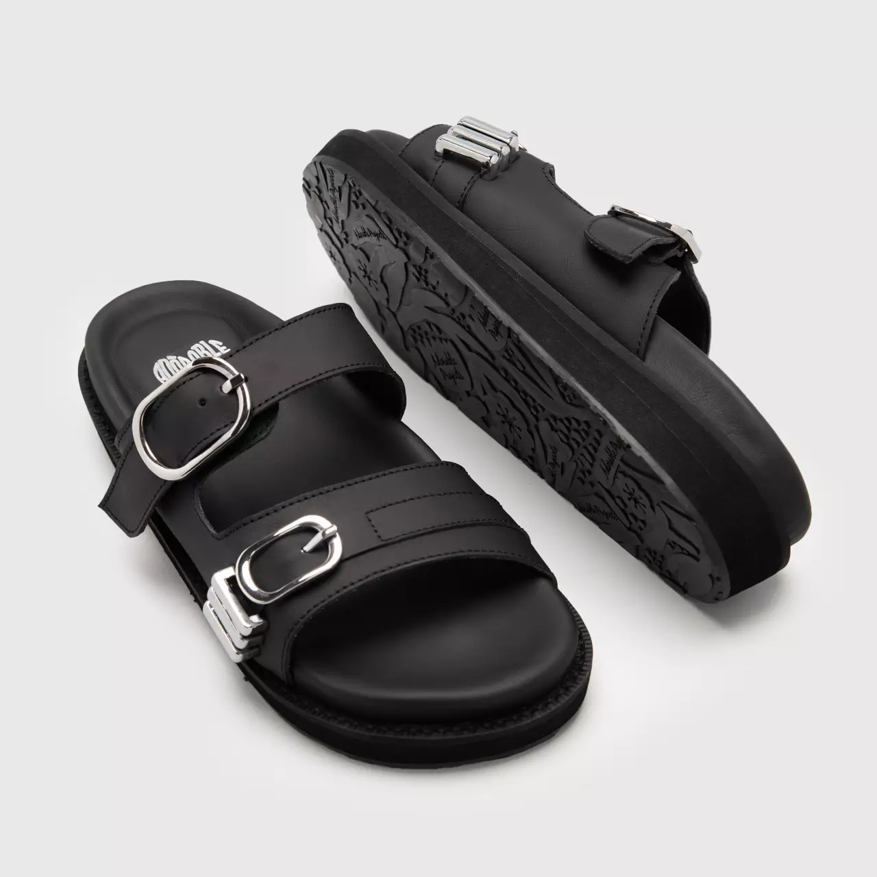 Felara Sandals Genuine Leather Black