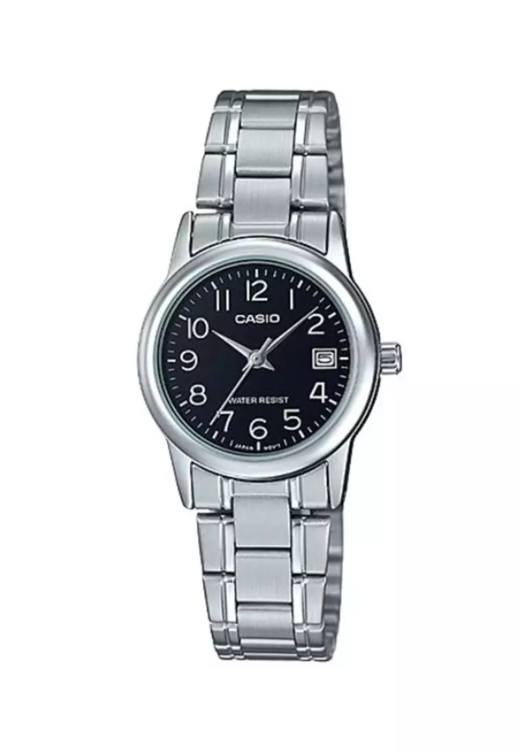 Casio small black watch hot sale