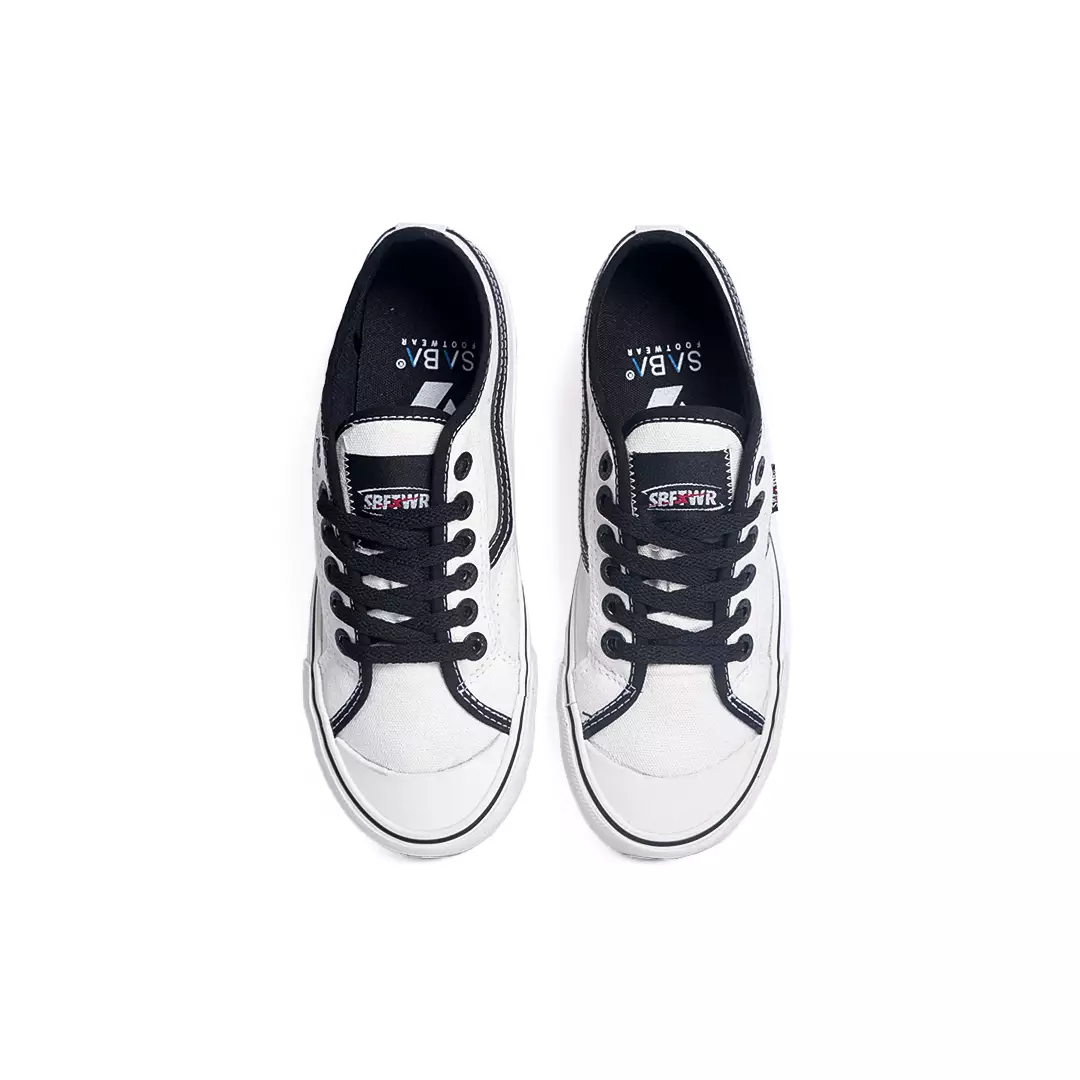 SABA Veloz Low Off White Black - Sepatu Sneakers Casual Pria Wanita