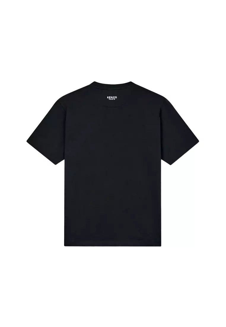 ★KENZO★ Bokeh 20 Classic Short Sleeve T-Shirt Black FE65TS Buy Kenzo Boke Flower Men's T-shirt in Black FE65TS4744SG