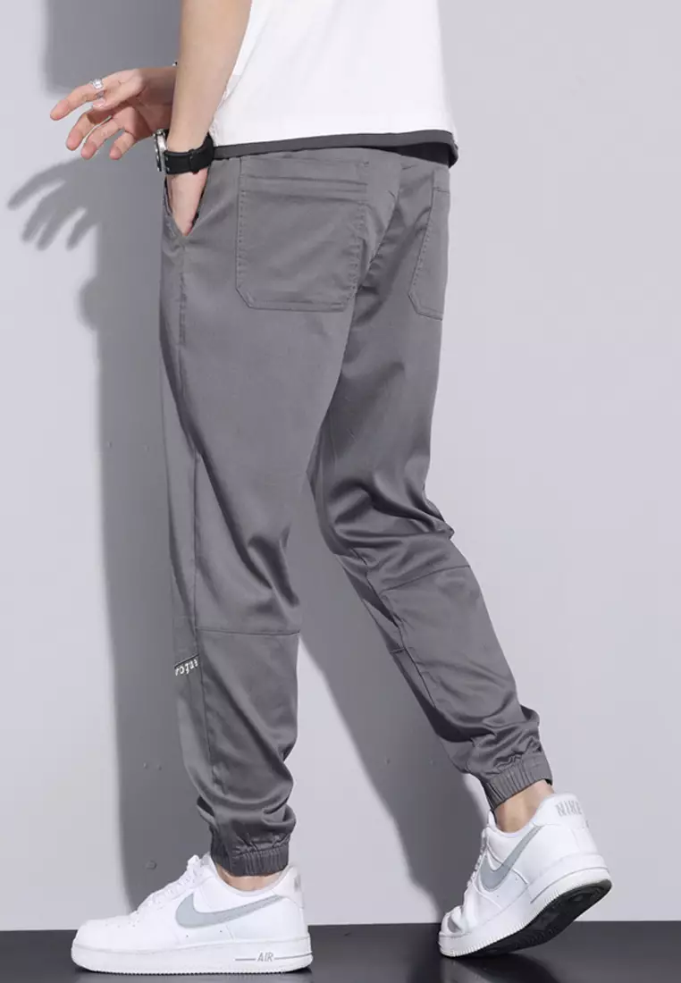 Drawstring Slim Jogger Pants