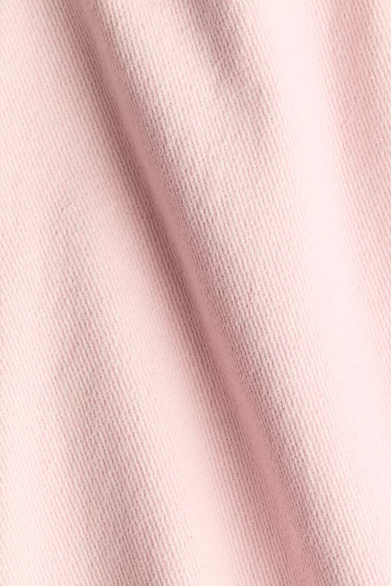 Flared twill trousers