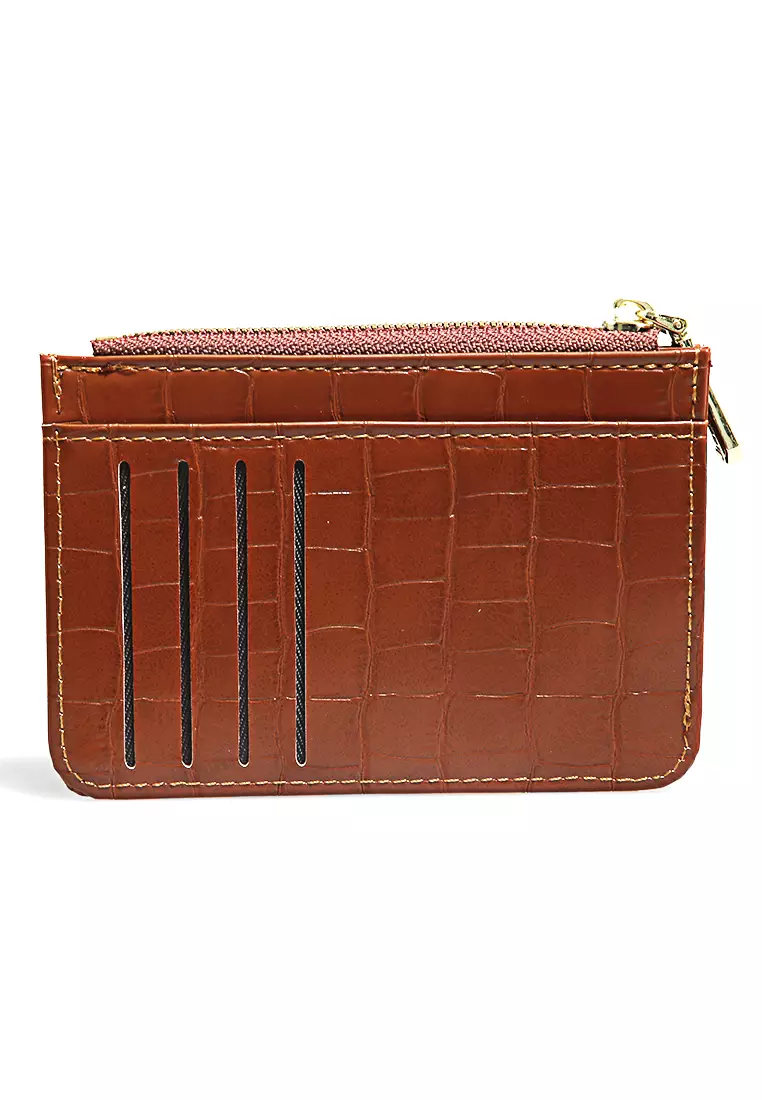 Card Wallet Dompet Kartu Wanita Mini Design Many Slot Material Leather ORIGINAL