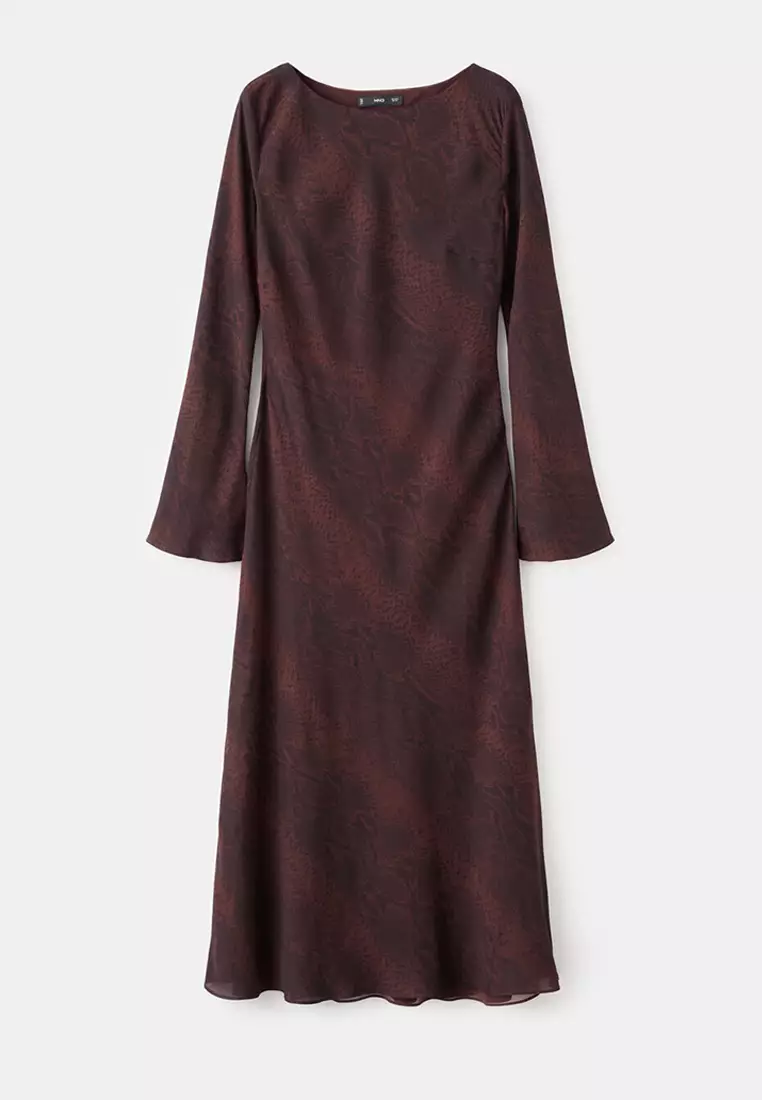 A-Line Animal-Print Dress