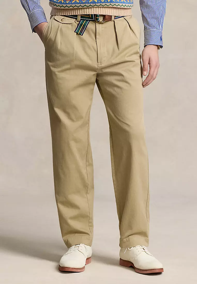 Buy Polo Ralph Lauren Whitman Relaxed Fit Pleated Chino Pant 2025