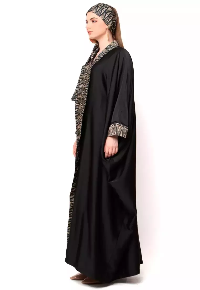 Kanzi Exclusive Long Sleeve Songket Kaftan