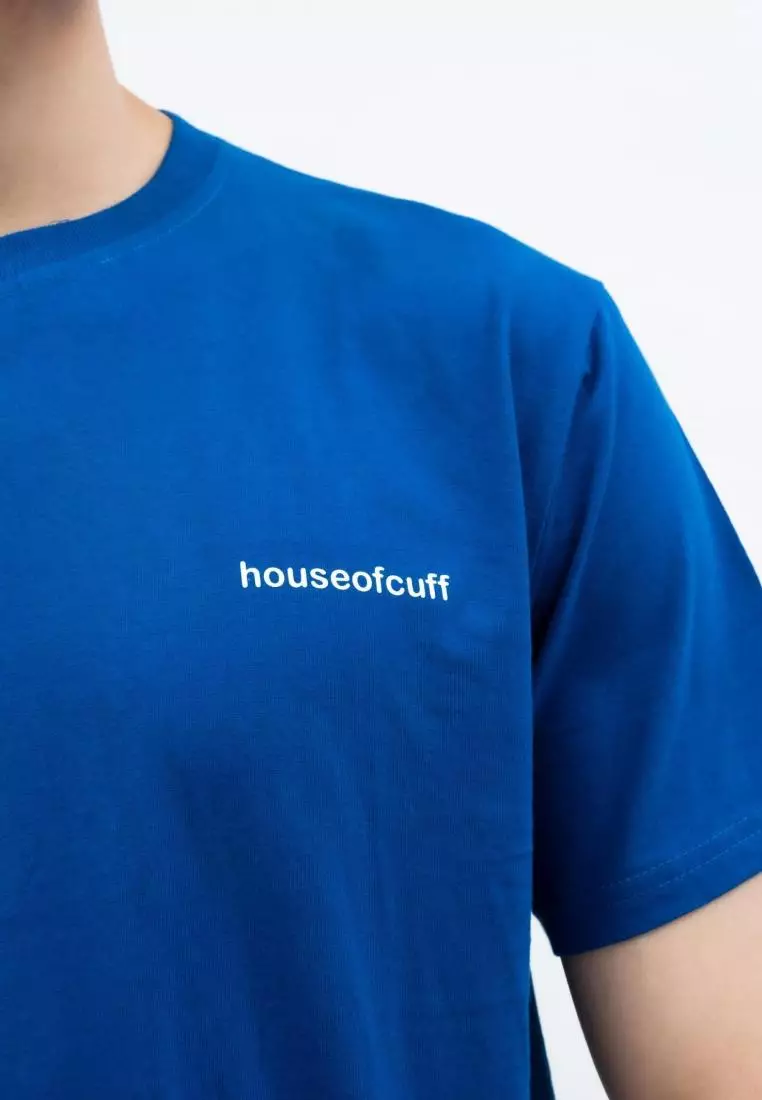 Houseofcuff T-shirt Kaos Polos Pendek Biru Turkish Tersedia Size S-4XL